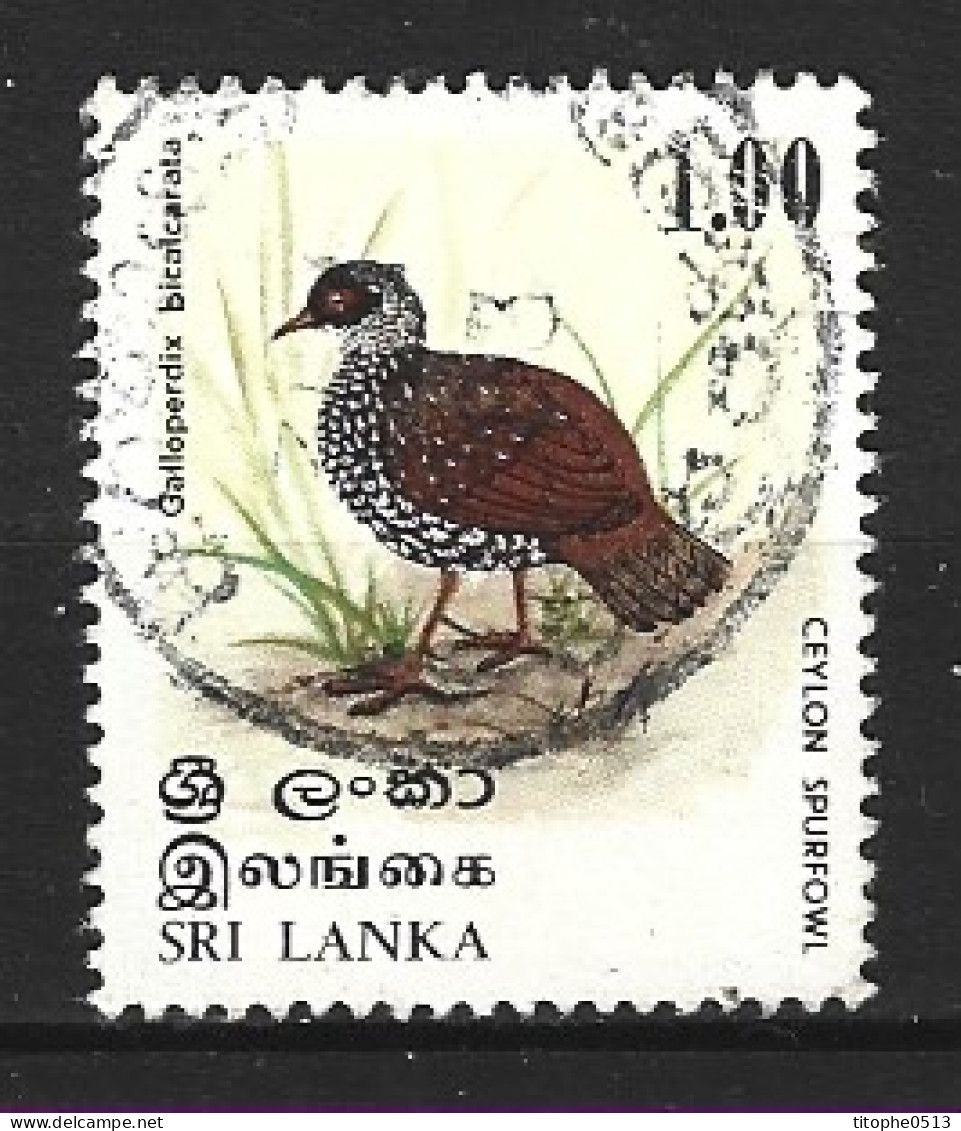 SRI LANKA. N°529 Oblitéré De 1979. Galloperdix. - Rebhühner & Wachteln