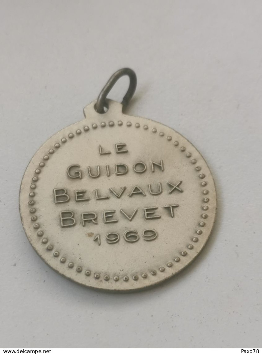 Luxembourg Médaille, Cyclisme. Brevet 1969 Le Guidon Belvaux - Andere & Zonder Classificatie