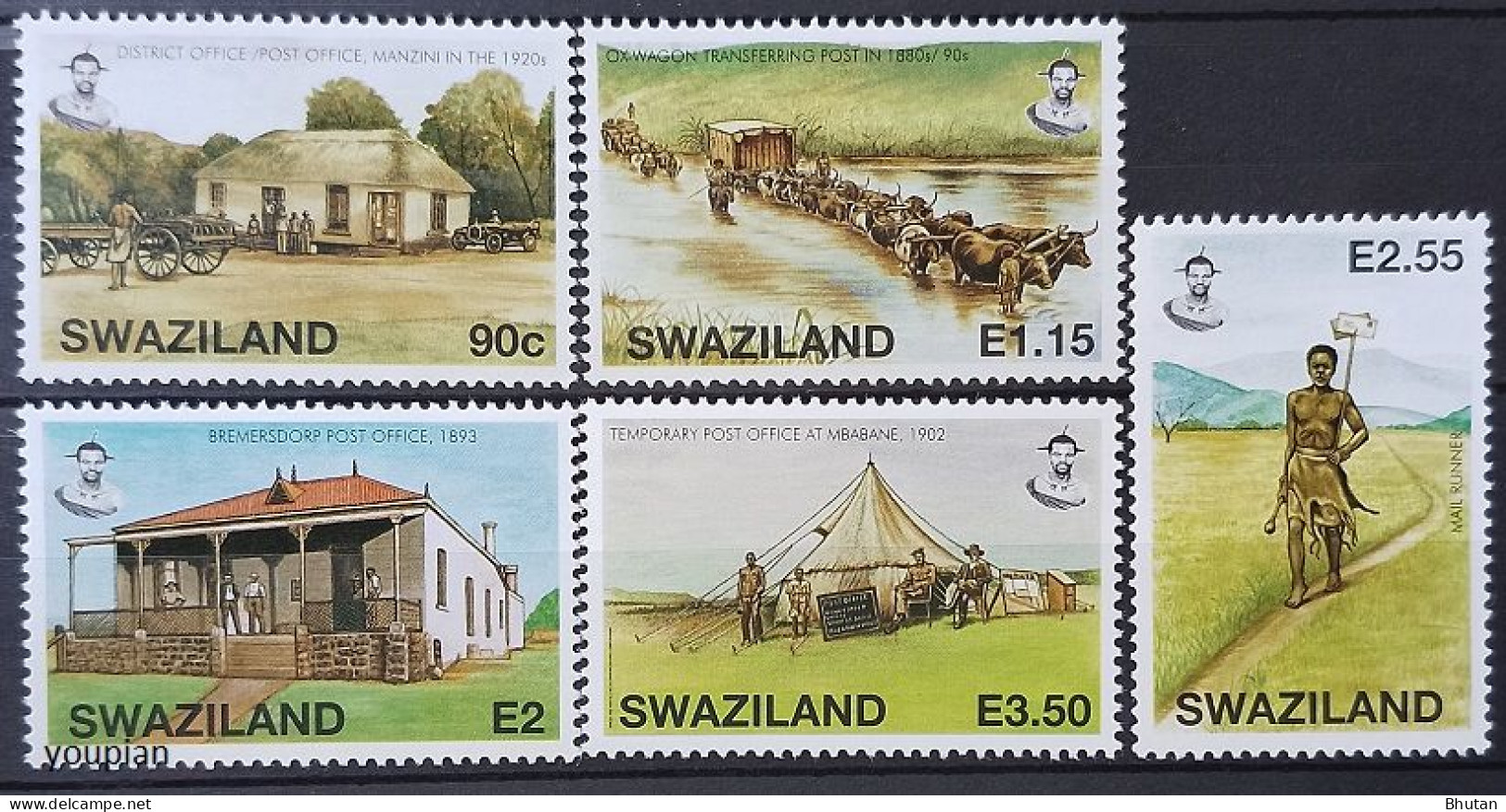 Eswatini (Swaziland) 2006, Postal History, MNH Stamps Set - Swaziland (1968-...)