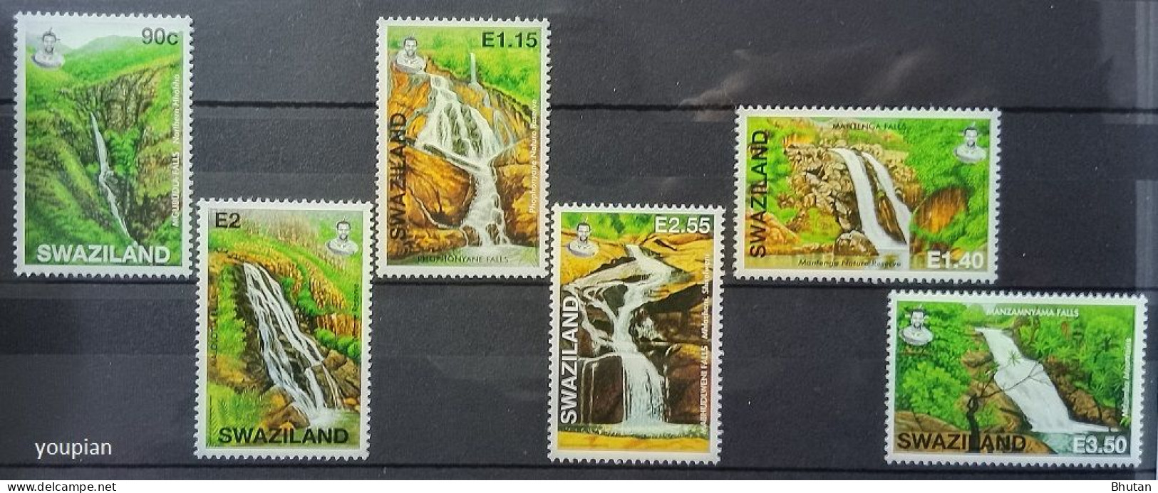 Eswatini (Swaziland) 2006, Waterfalls MNH Stamps Set - Swaziland (1968-...)