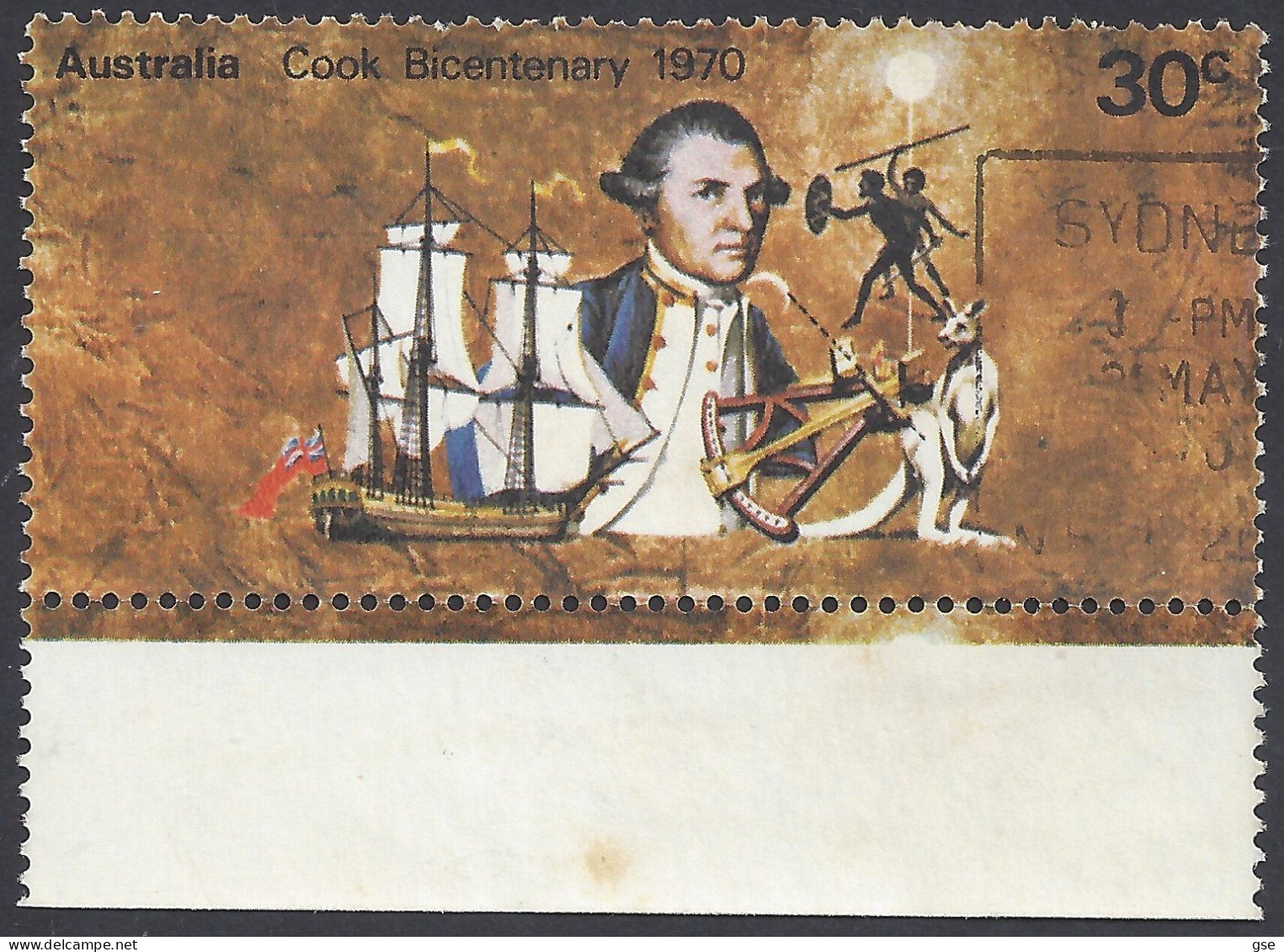 AUSTRALIA 1970 - Yvert 412° - Scoperta Australia | - Used Stamps