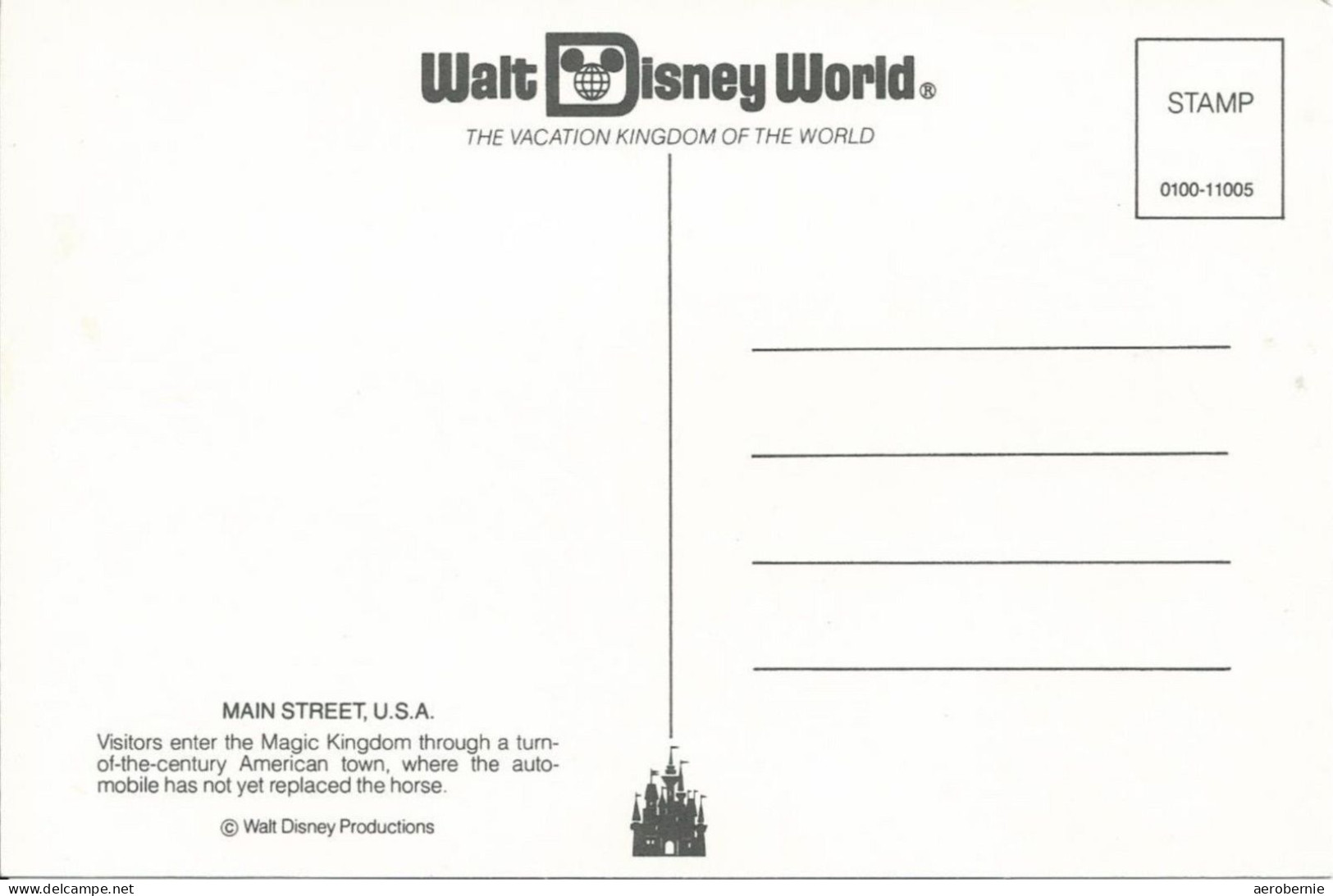 Postkarte WALT DISNEY WORLD - Mainstreet USA - Orlando