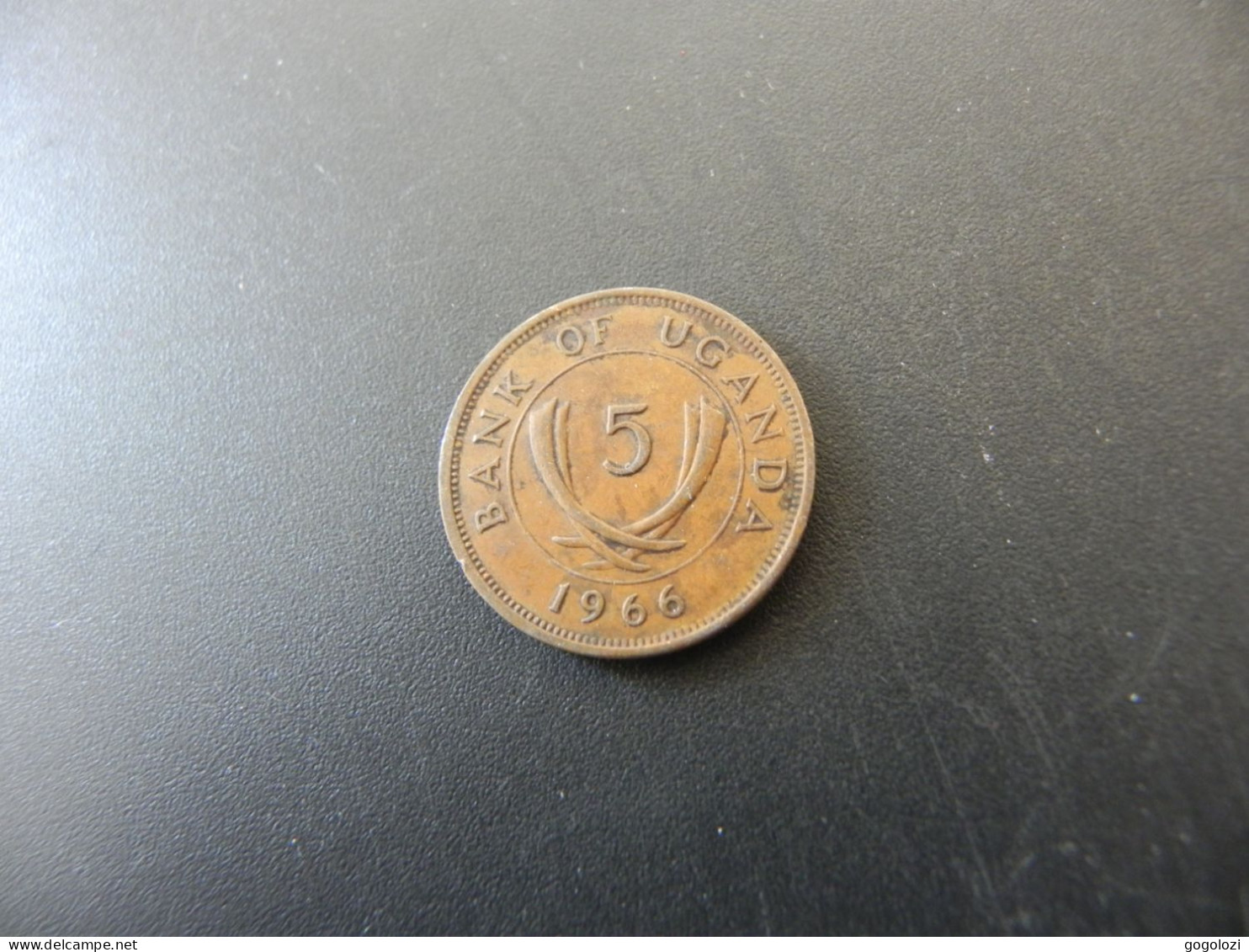 Uganda 5 Cents 1966 - Uganda