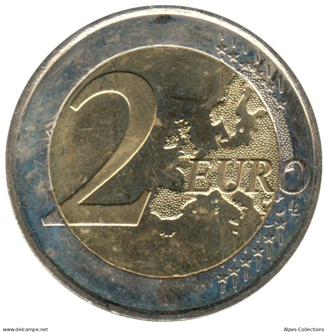 ET20011.2 - ESTONIE - 2 Euros Commémo. Colorisée Carte De L'Estonie - 2011 - Estland
