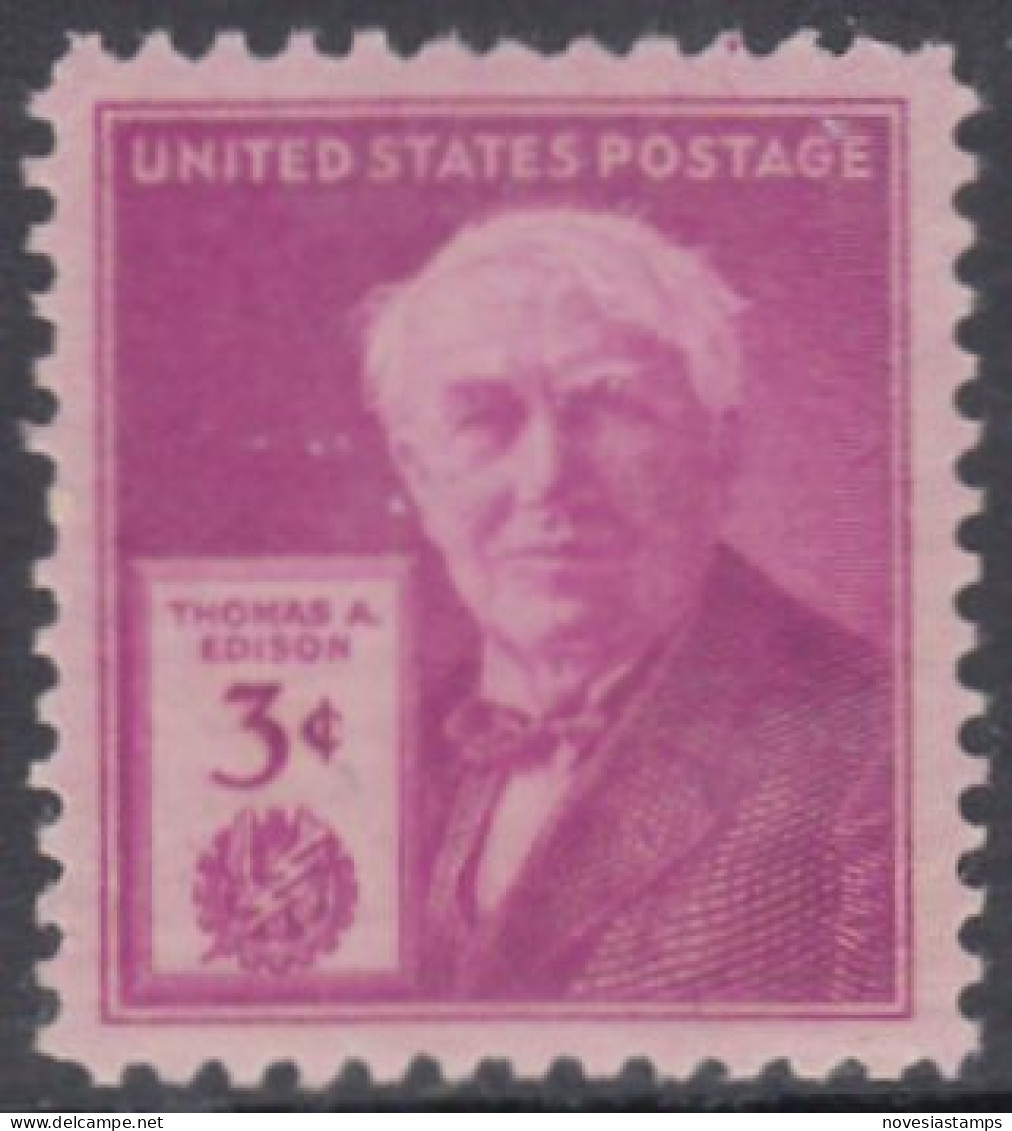 !a! USA Sc# 0945 MNH SINGLE (a2) - Thomas E. Edison - Unused Stamps