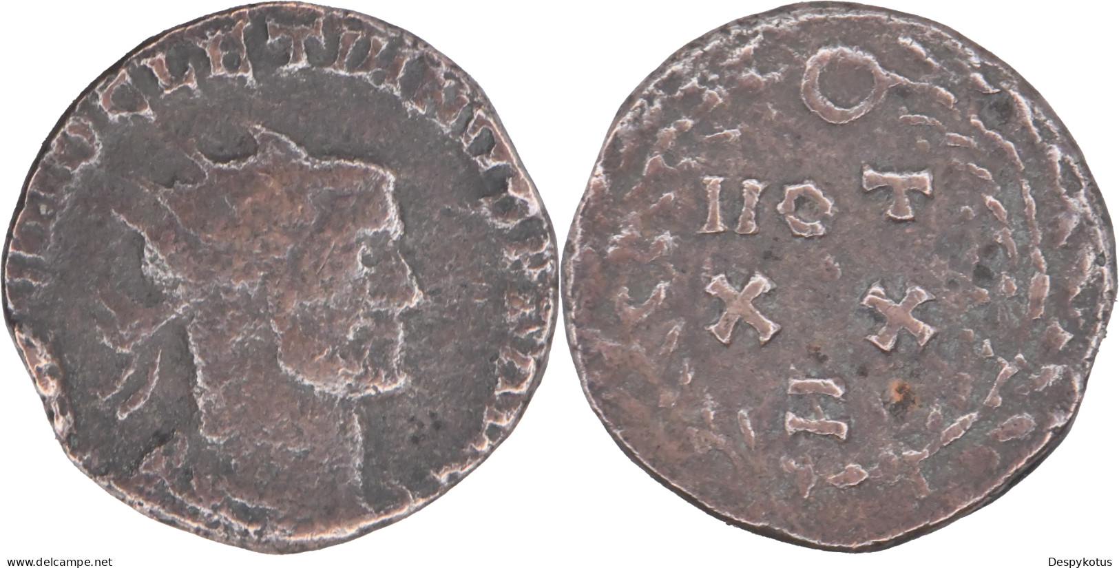 ROME - Neo Aurelianus - DIOCLETIEN - VOT/XX/Z - Variante ? - 18-123 - La Tétrarchie (284 à 307)