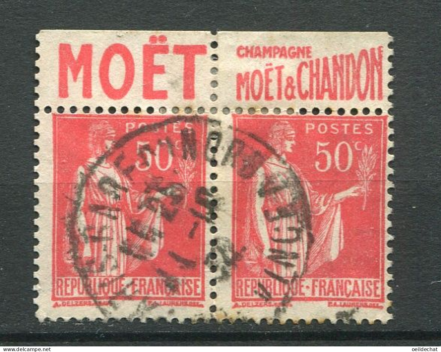 26224 FRANCE N°283° (186 N°Maury) Moët Et Chandon  Type I   1932 TB - Oblitérés