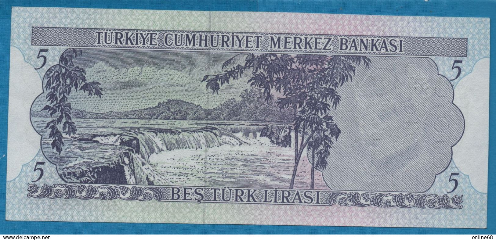 TURKEY 5 LIRASI L. 1970 # K39 475517 P# 185 Atatürk - Turkije