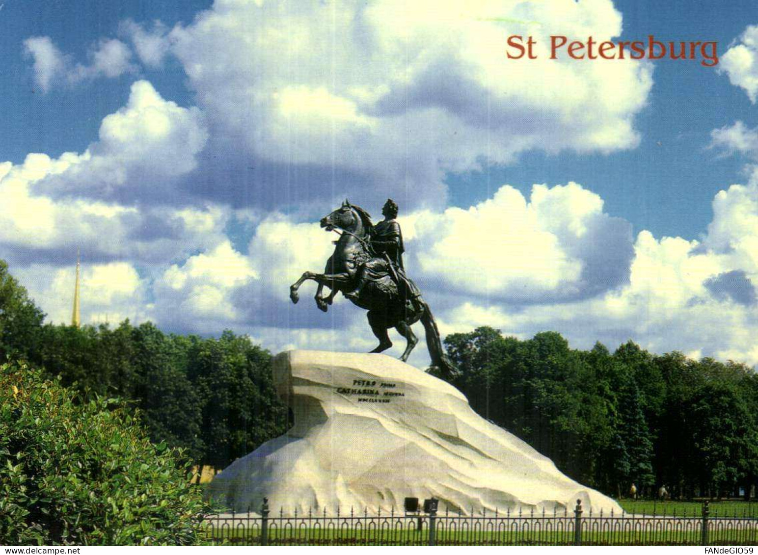 Saint Petersburg - MONUMENT HORSE MAN HORSEMAN , Russi  /// 28 - Russia