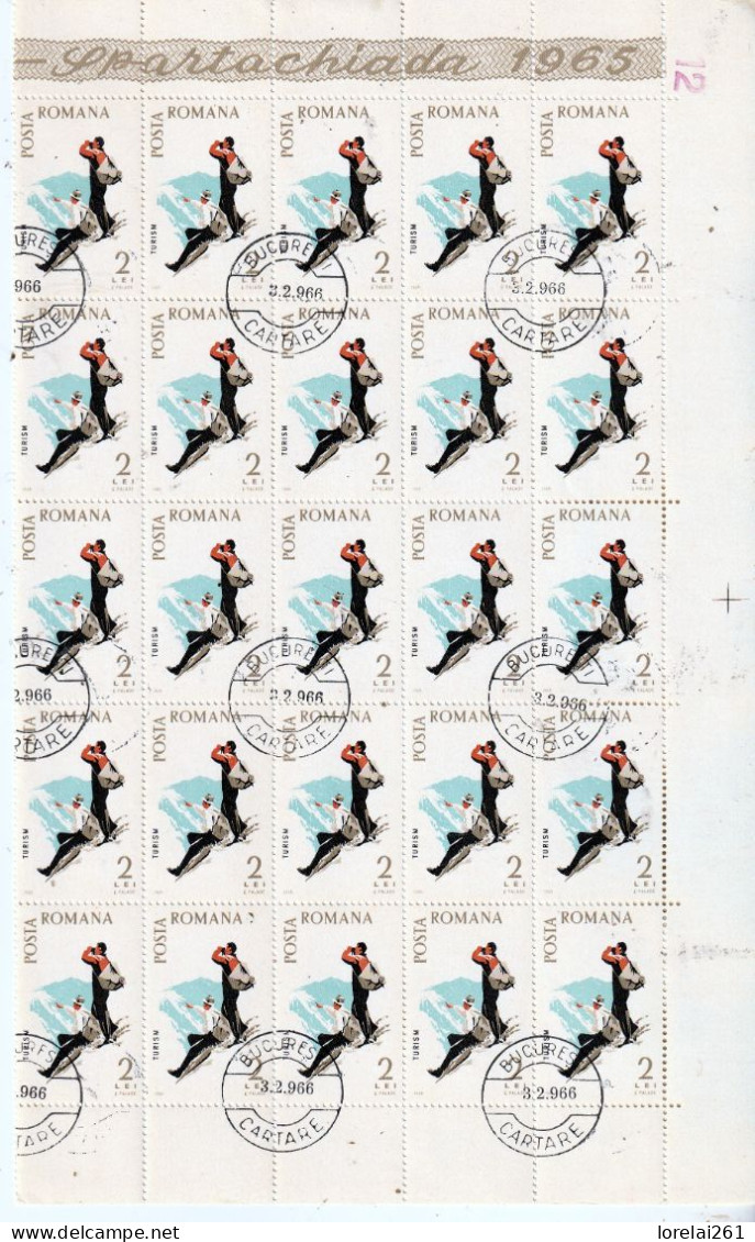 1965 - Concours Sportif FULL X 25 - Full Sheets & Multiples