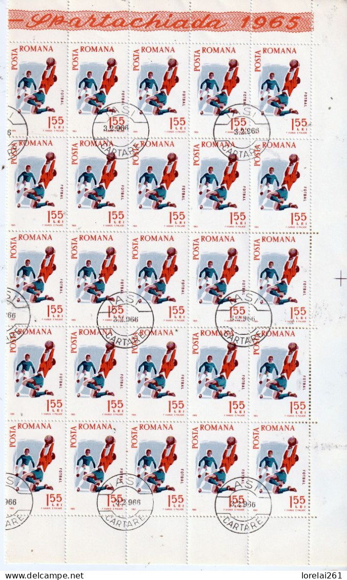 1965 - Concours Sportif FULL X 25 - Full Sheets & Multiples
