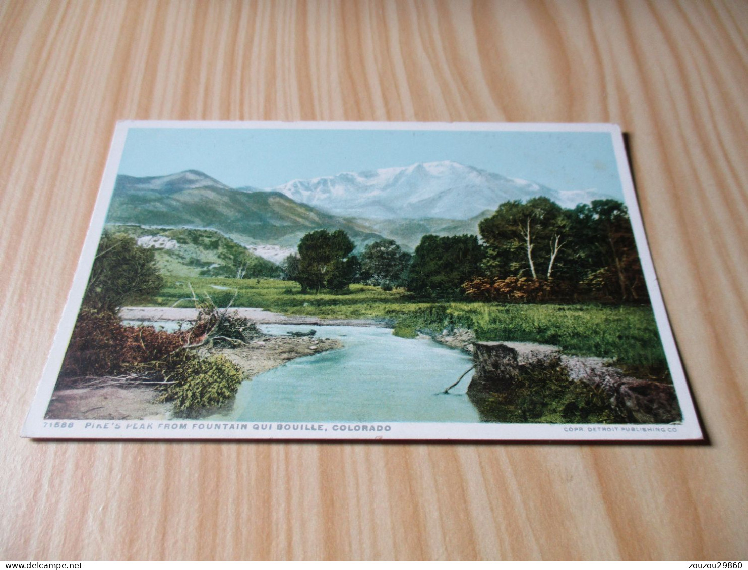 CPA Colorado (Etats-Unis).Pike'sPeak From Fountain Qui Bouille. - Colorado Springs