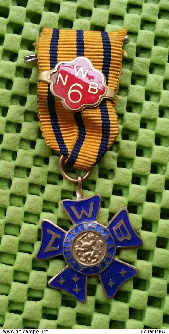 Medaille -  N .W. B. Avondvierdaagse 5 + 6 .-  Original Foto  !! Medallion  Dutch - Sonstige & Ohne Zuordnung