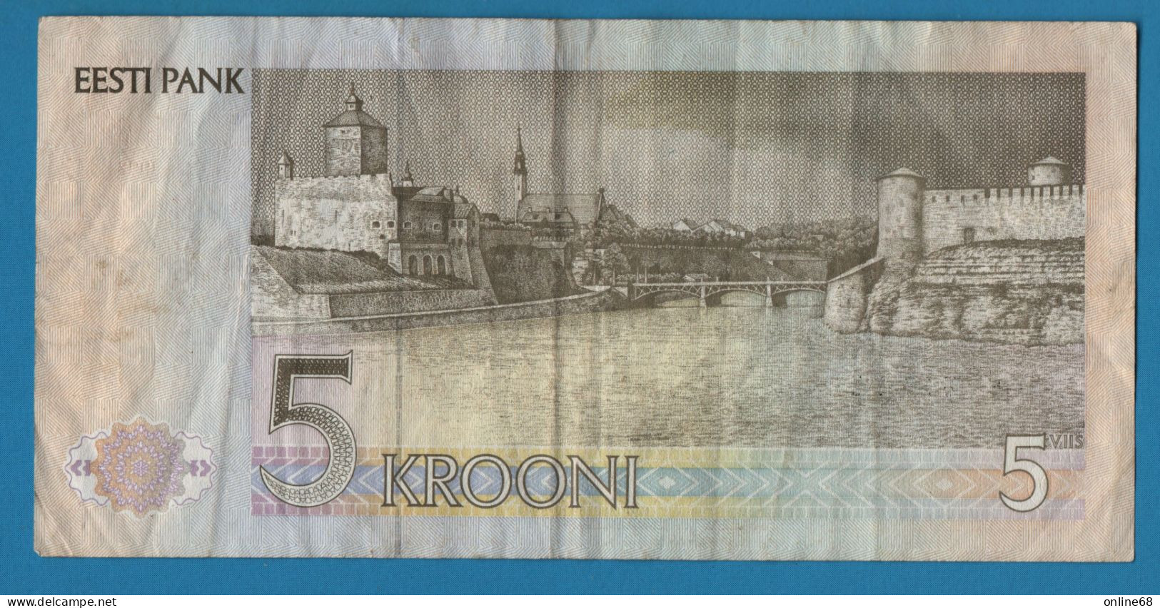 ESTONIA 5 Krooni 1992 # BM362604 P# 71b Paul Keres - Estland