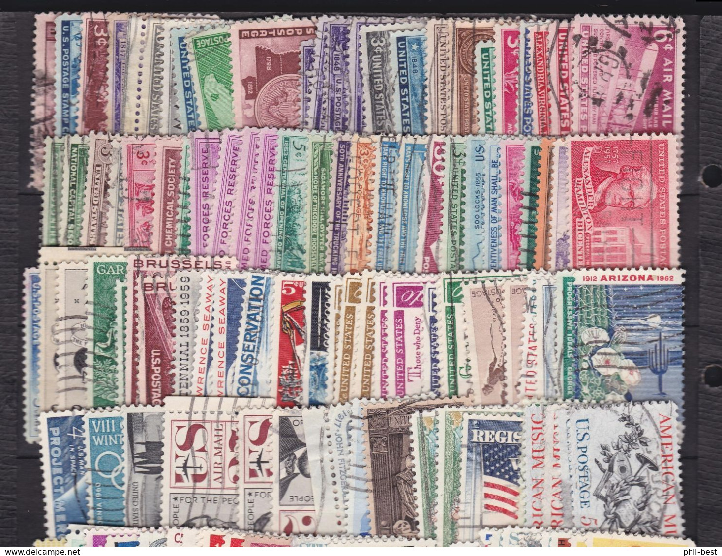 USA Lot Von über 200 älteren Sondermarken Gestempelt #K728 - Collections