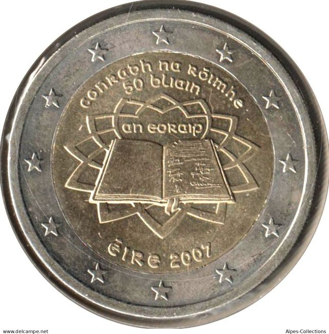 IR20007.1 - IRLANDE - 2 Euros Commémo. Traité De Rome - 2007 - Ierland