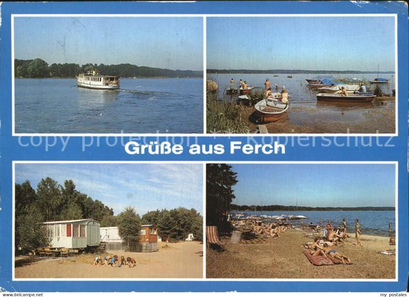 72557247 Ferch Dampfer Weisse Flotte Schwielowsee Bootsliegeplatz Campingplatz F - Ferch