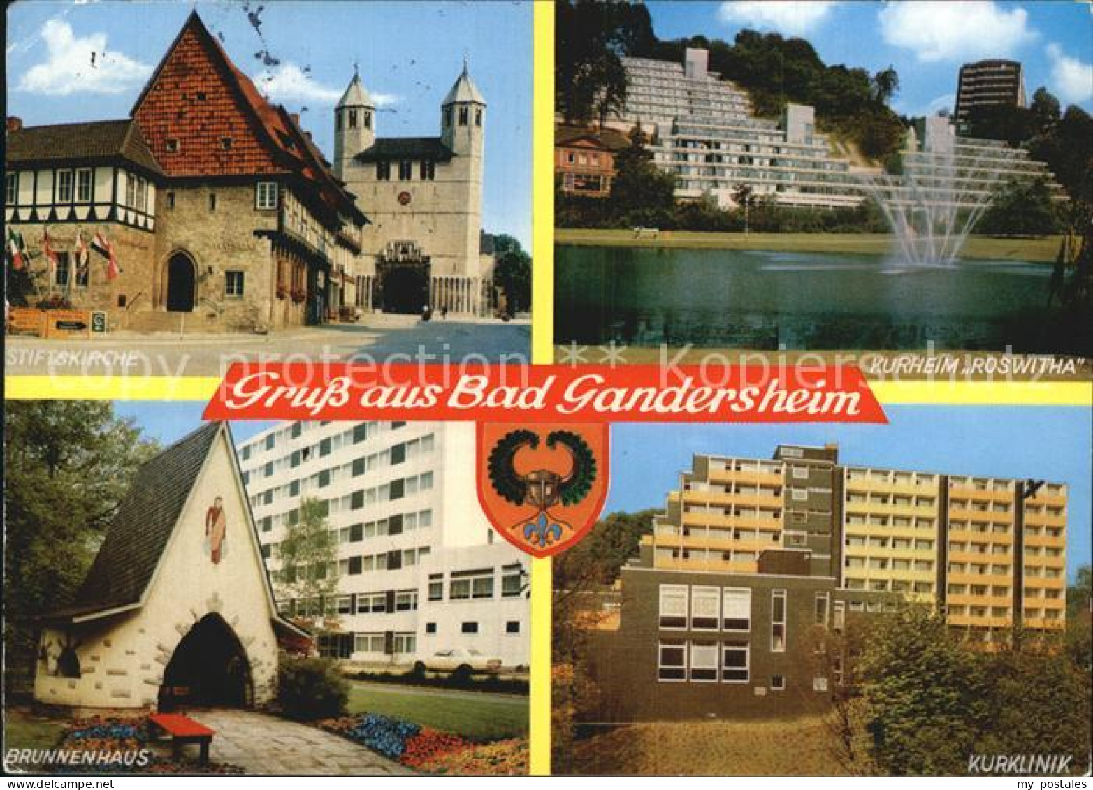 72556686 Bad Gandersheim Stiftskirche Kurheim Roswitha Brunnenhaus Kurklinik Bad - Bad Gandersheim