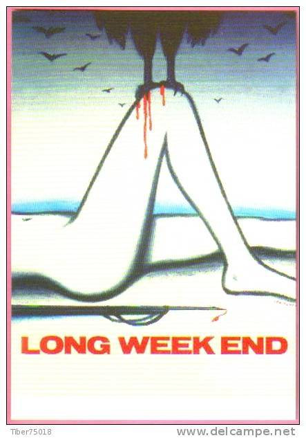 Carte Postale : Long Week End (cinéma - Film - Affiche) - Illustration : Léo Kouper (1980) - Kouper