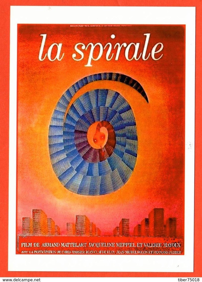 Carte Postale - Illustration : Folon (cinéma Affiche Film) La Spirale - Folon