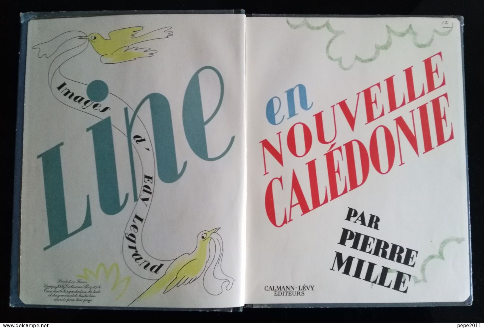 LINE En NOUVELLE-CALEDONIE Par Pierre MILLE - Dessins D'Edy LEGRAND - 1934 - Collection "Pour Nos Enfants" - Autres & Non Classés