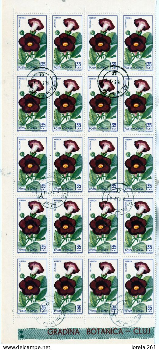 1965 - Jardin Botanique De Cluj FULL X 25 - Full Sheets & Multiples