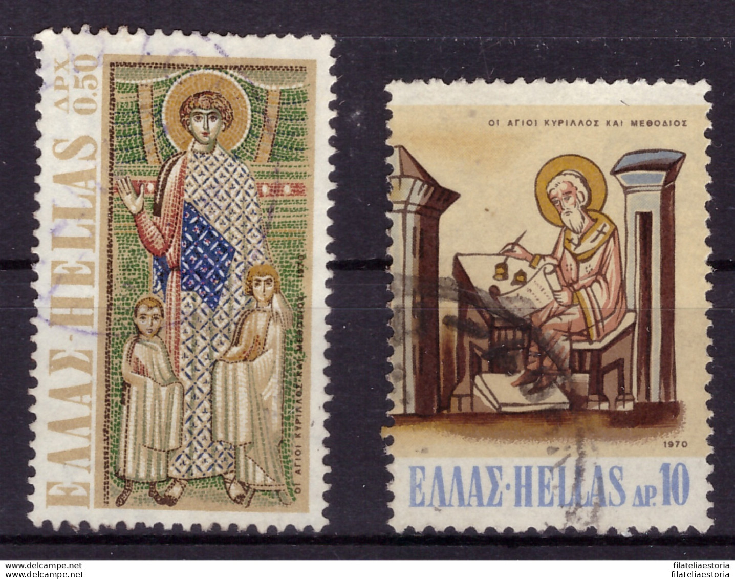 Grèce 1970 - Oblitéré - Christianisme - Michel Nr. 1045 1048 (gre981) - Usados