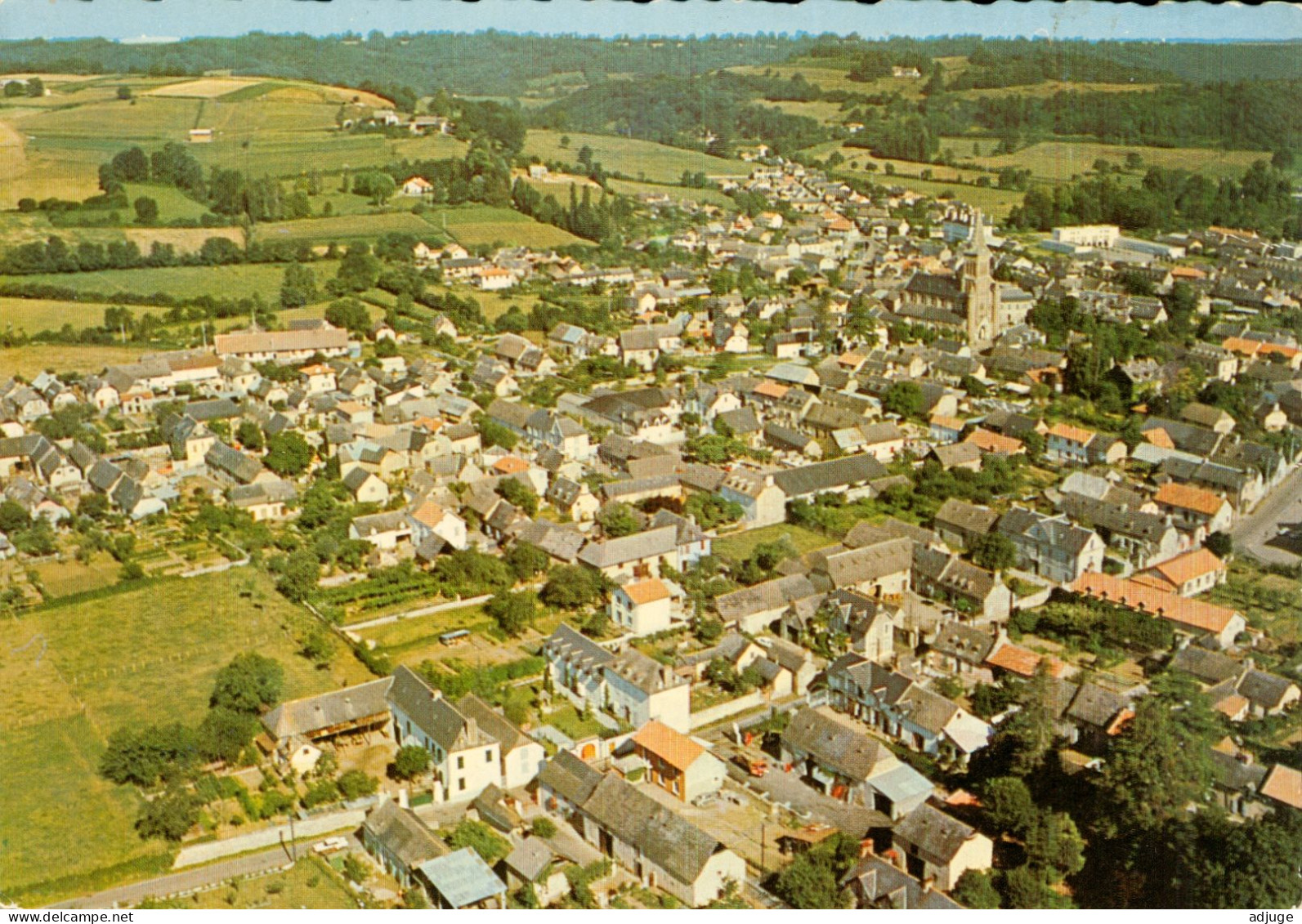 CPSM -65- OSSUN - Vue Générale Aérienne - Ann.60- Chambon Edit. N°13****2 Scans - Ossun