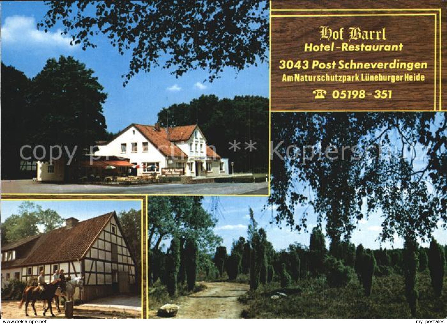 72551264 Schneverdingen Hotel Restaurant Hof Barrl Schneverdingen - Schneverdingen