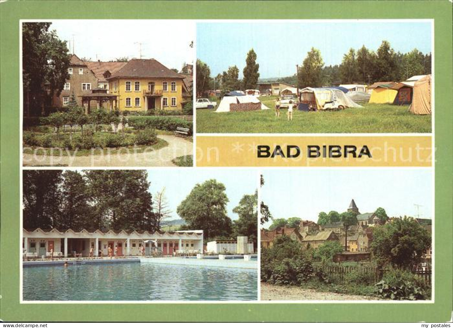 72550658 Bad Bibra Kuranlage Campingplatz Waldbad Bad Bibra - Bad Bibra