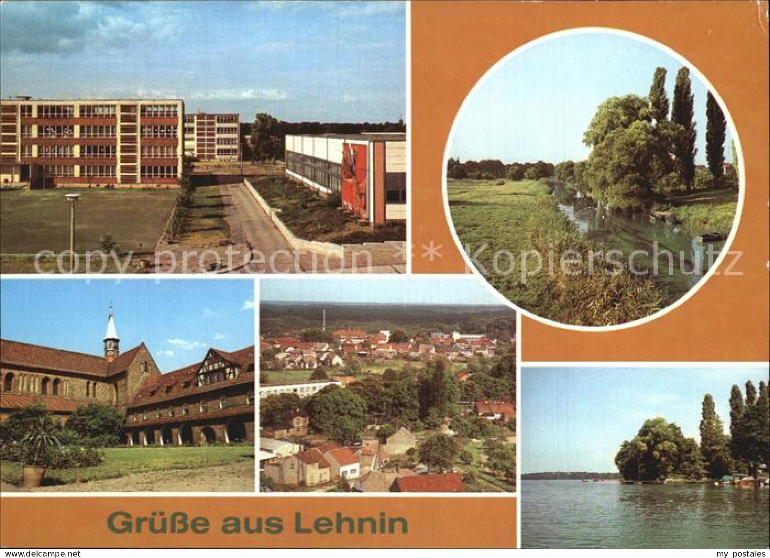 72550644 Lehnin Schiffergraben Klosterkirche Klostersee Kloster Lehnin - Lehnin