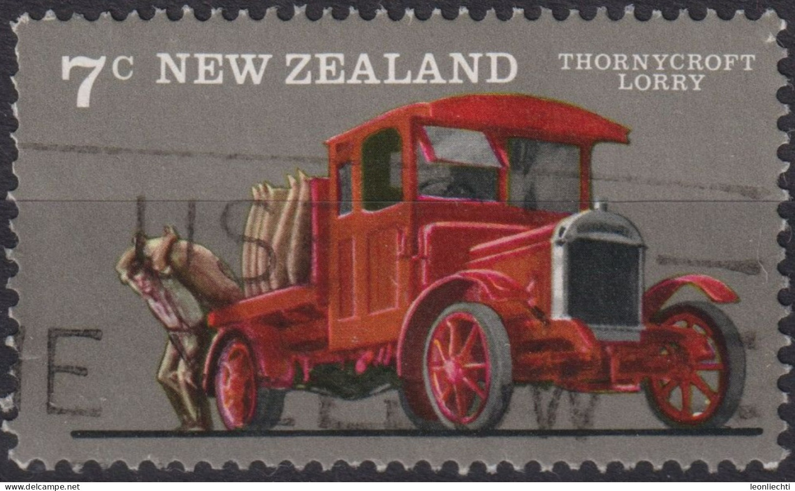 1976 Neuseeland ° Mi:NZ 682, Sn:NZ 599, Yt:NZ 660, Lorry, Vintage Farm Transport - Usados