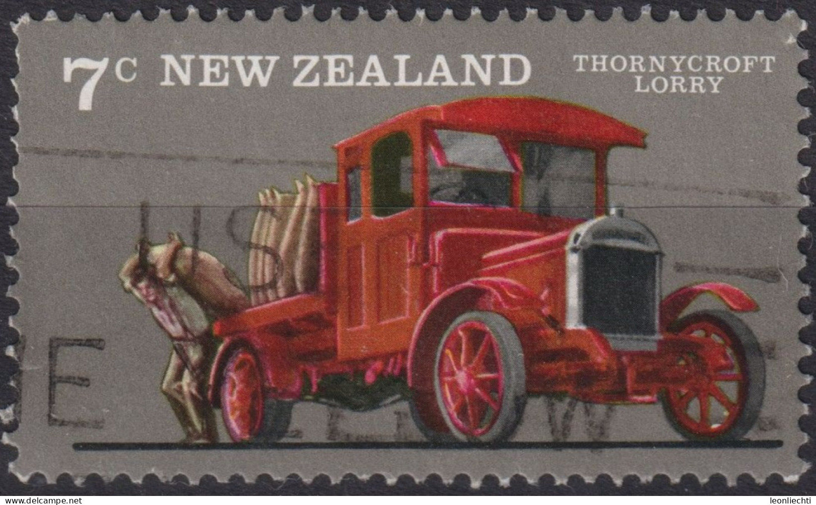 1976 Neuseeland ° Mi:NZ 682, Sn:NZ 599, Yt:NZ 660, Lorry, Vintage Farm Transport - Oblitérés