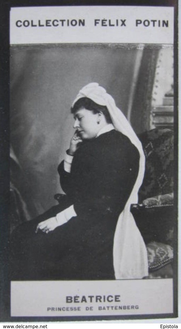 ► Béatrice Princesse De Battenberg Angleterre - Première Collection Photo Felix POTIN 1900 - Félix Potin