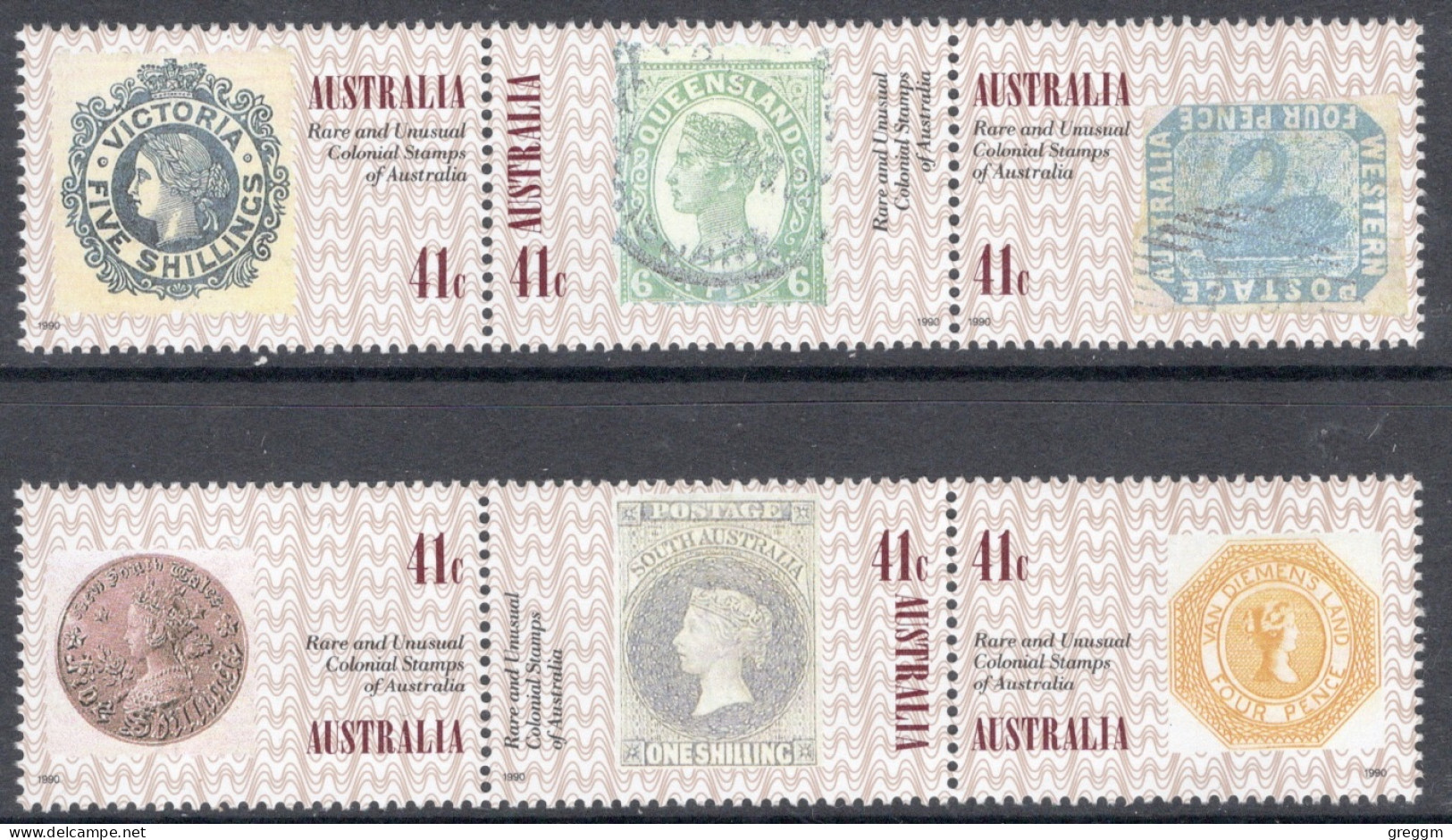 Australia 1990, Set Showing Anniversary Of The Penny Black In Unmounted Mint - Nuevos