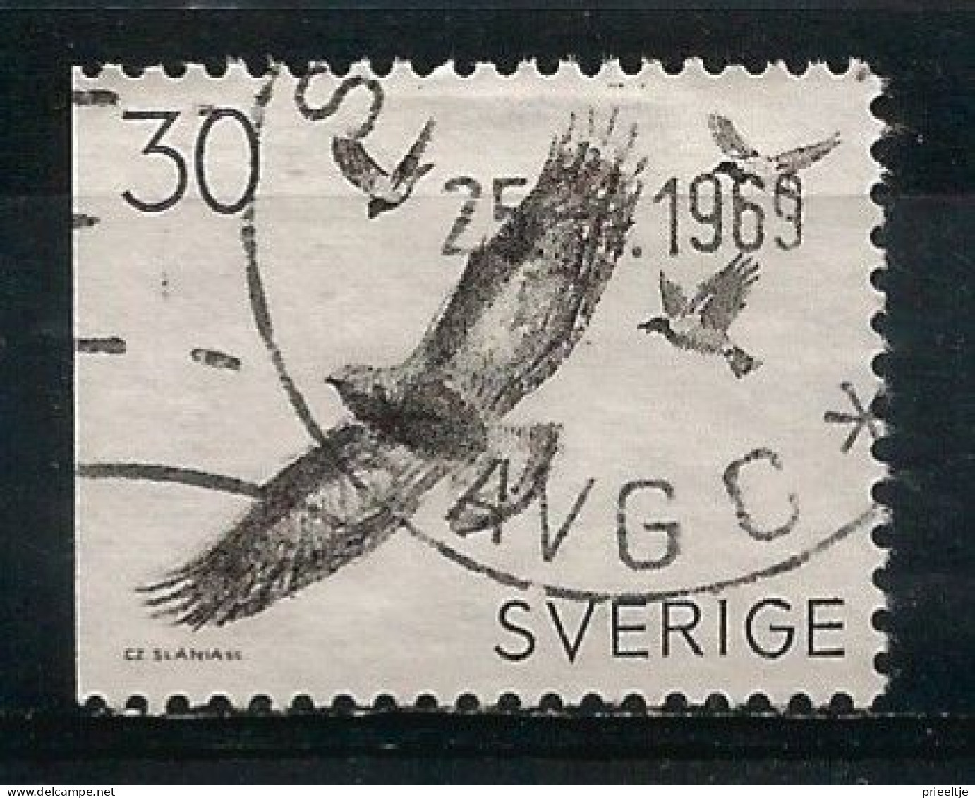 Sweden 1968 Bird Y.T. 607  (0) - Usati