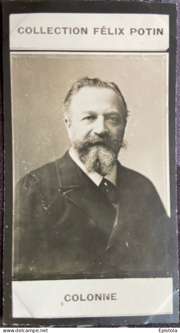 ► Édouard Colonne, Chef D'orchestre Né à Bordeaux RARE Profil "Concerts Colonne" -   Photo Felix POTIN 1900 - Félix Potin