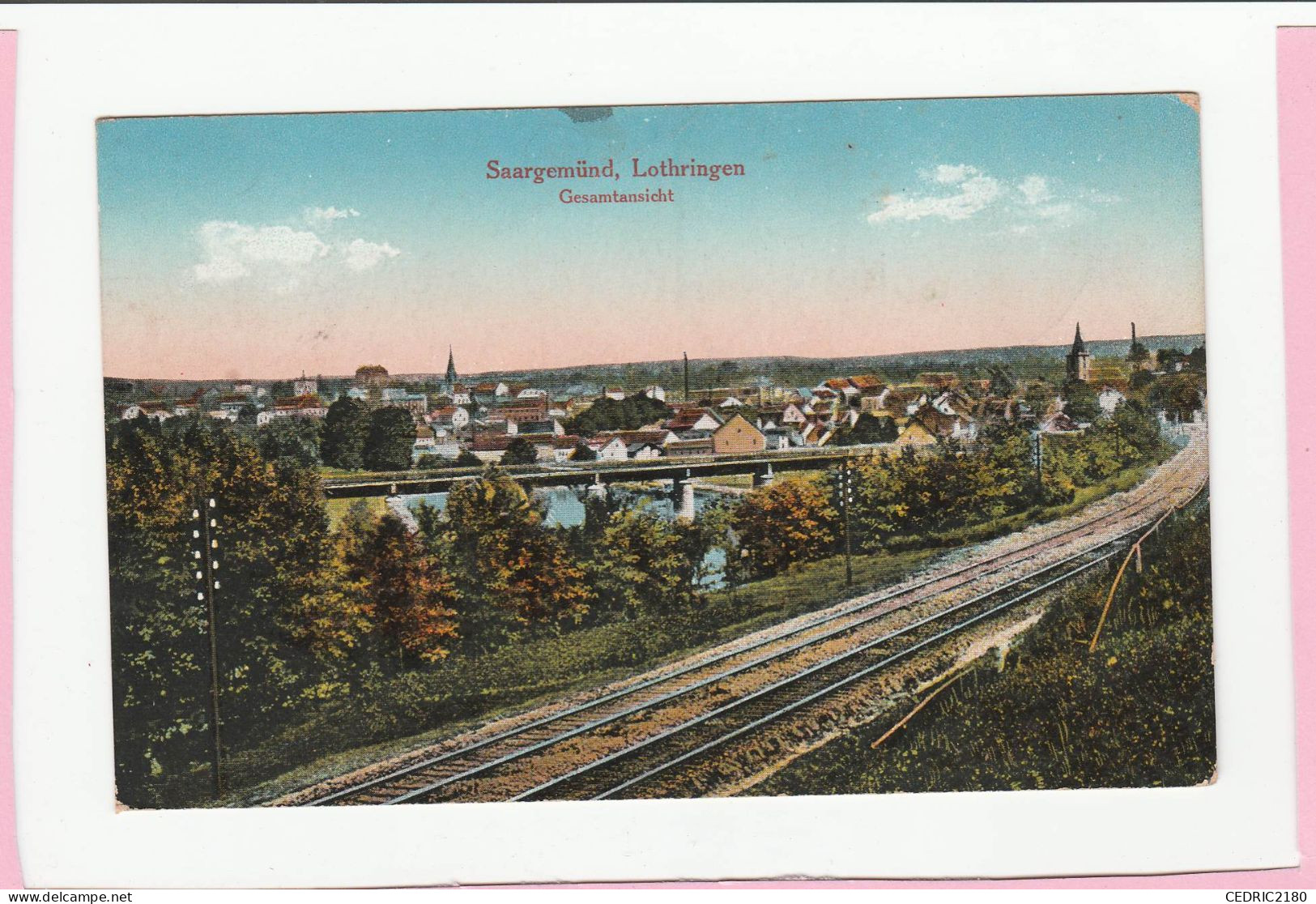 SAARGEMUND LOTHRINGEN GESAMTANSICHT - Lothringen