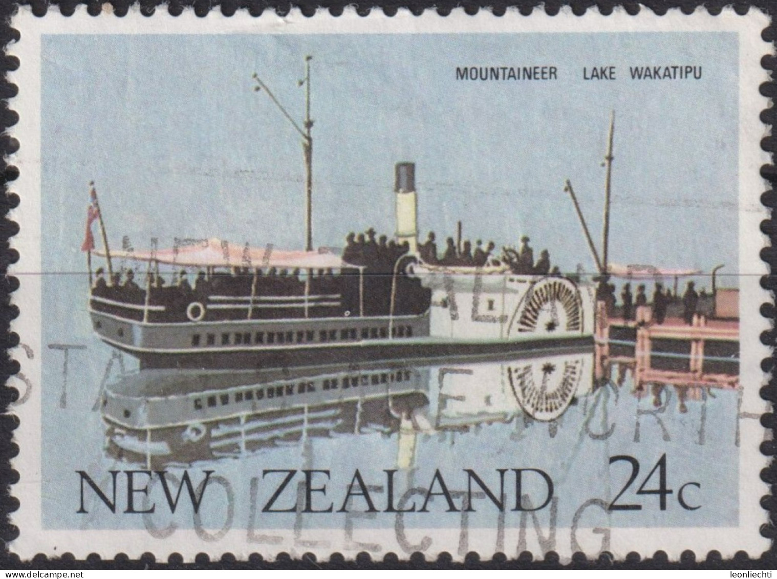 1984 Neuseeland ° Mi:NZ 893, Sn:NZ 795, Yt:NZ 863, Mountaineer, Ferry Boats - Oblitérés