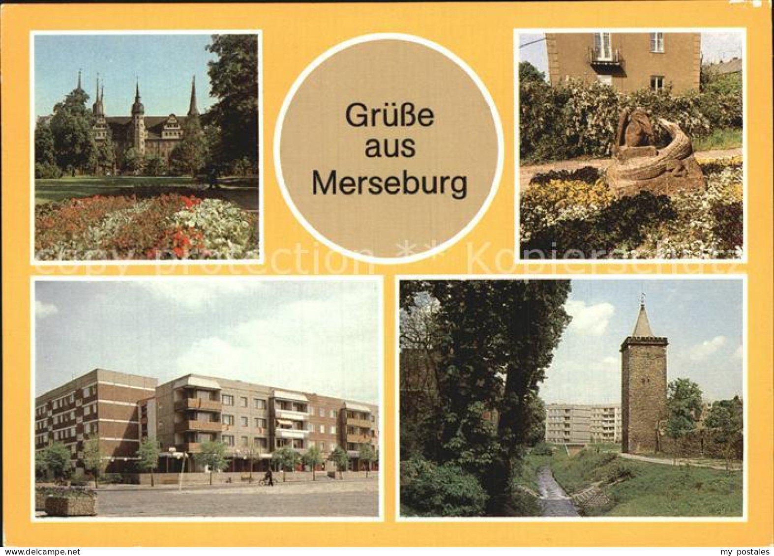 72548139 Merseburg Saale Stadtturm Rathaus Schloss Merseburg - Merseburg