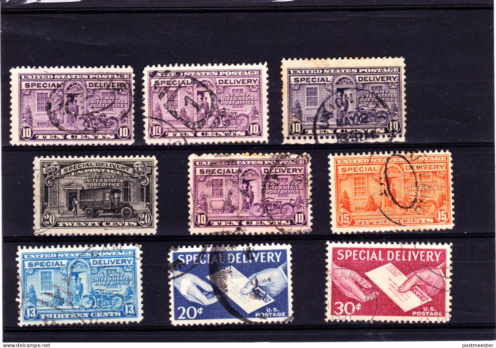 USA Special Delivery Stamps Tussen 1927 En 1954: Gestempeld - Used - Expres & Aangetekend