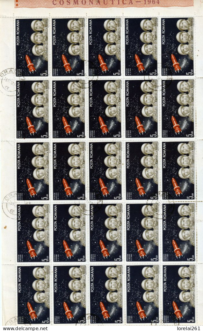 1965 - Cosmos  FULL X 25 - Full Sheets & Multiples
