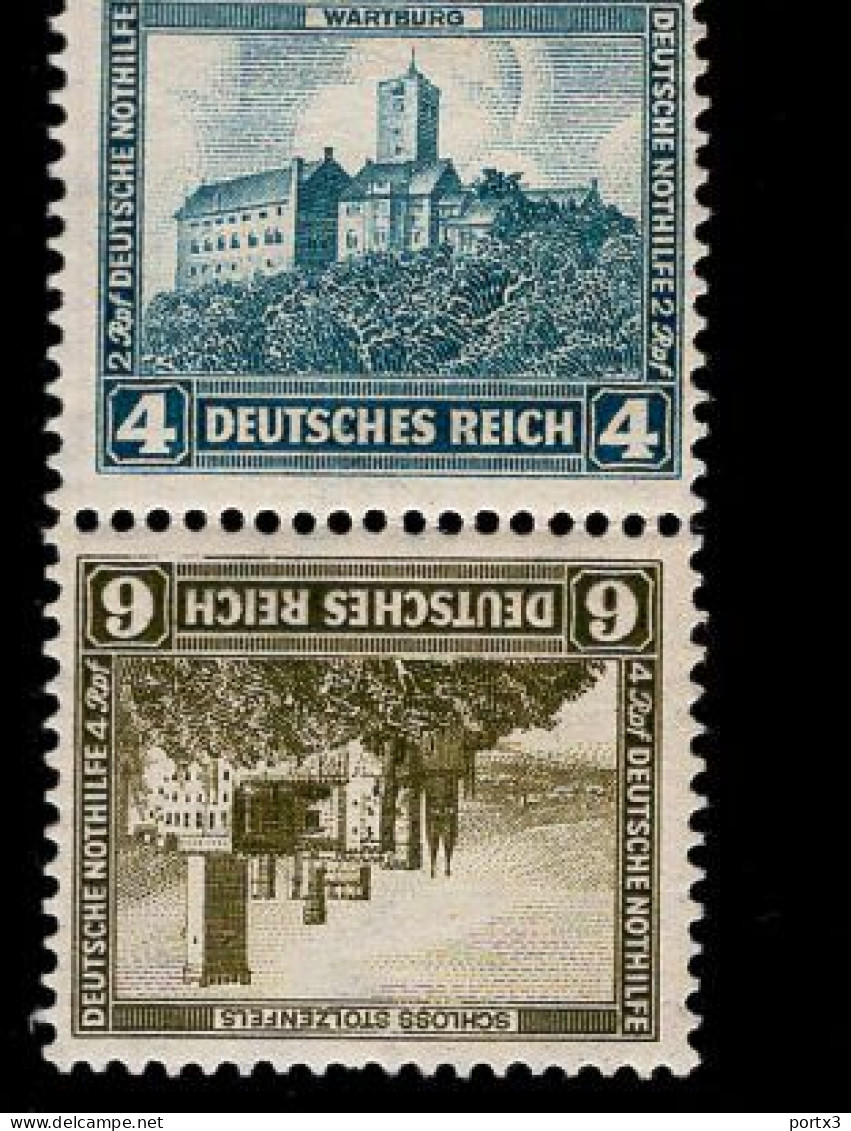 Deutsches Reich SK 15 Nothilfe MNH Postfrisch ** Neuf - Carnets & Se-tenant