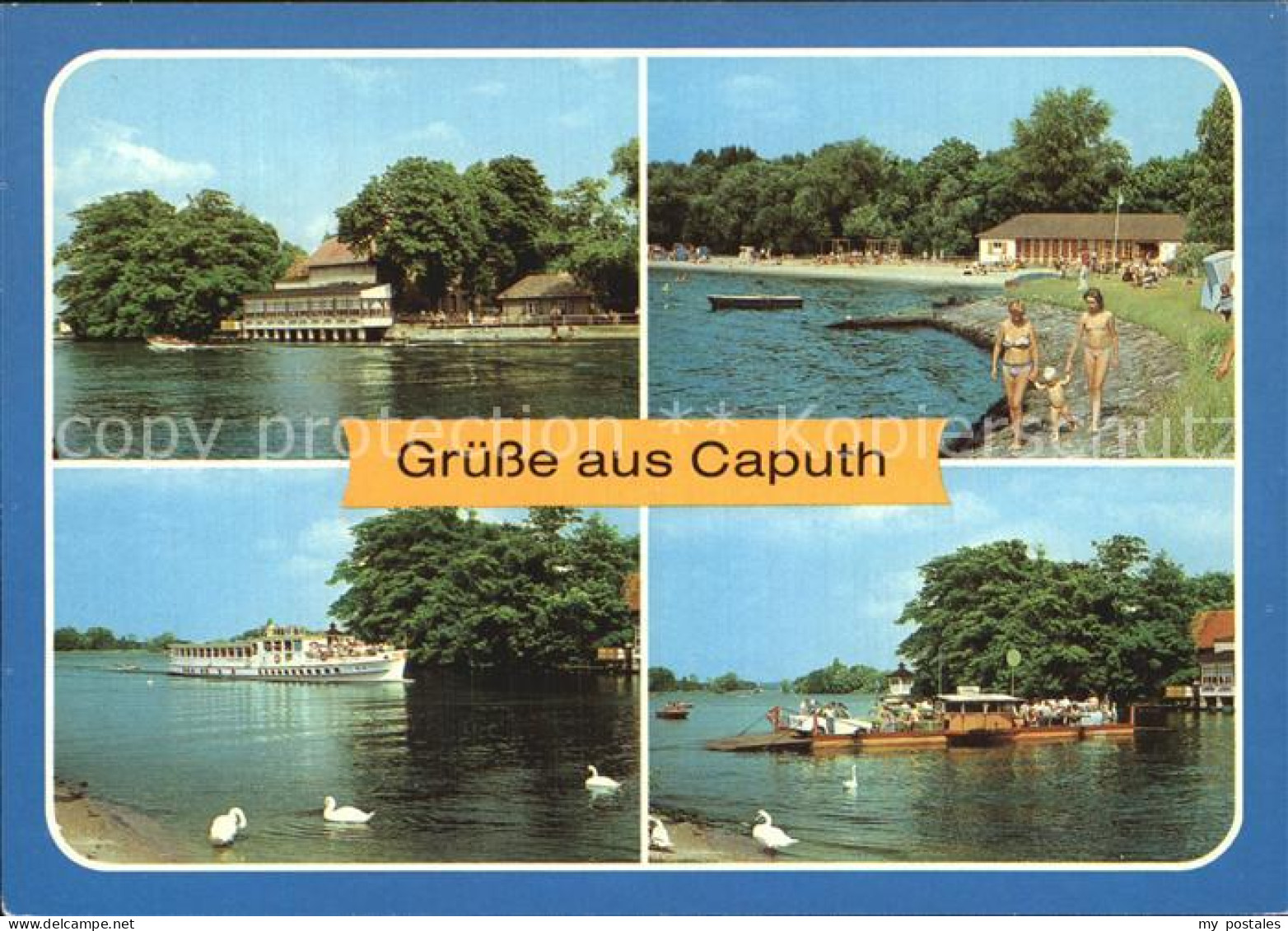 72547365 Caputh Gaststaette Am Faehrhaus Strandbad MS Seebad Templin Der Weissen - Ferch