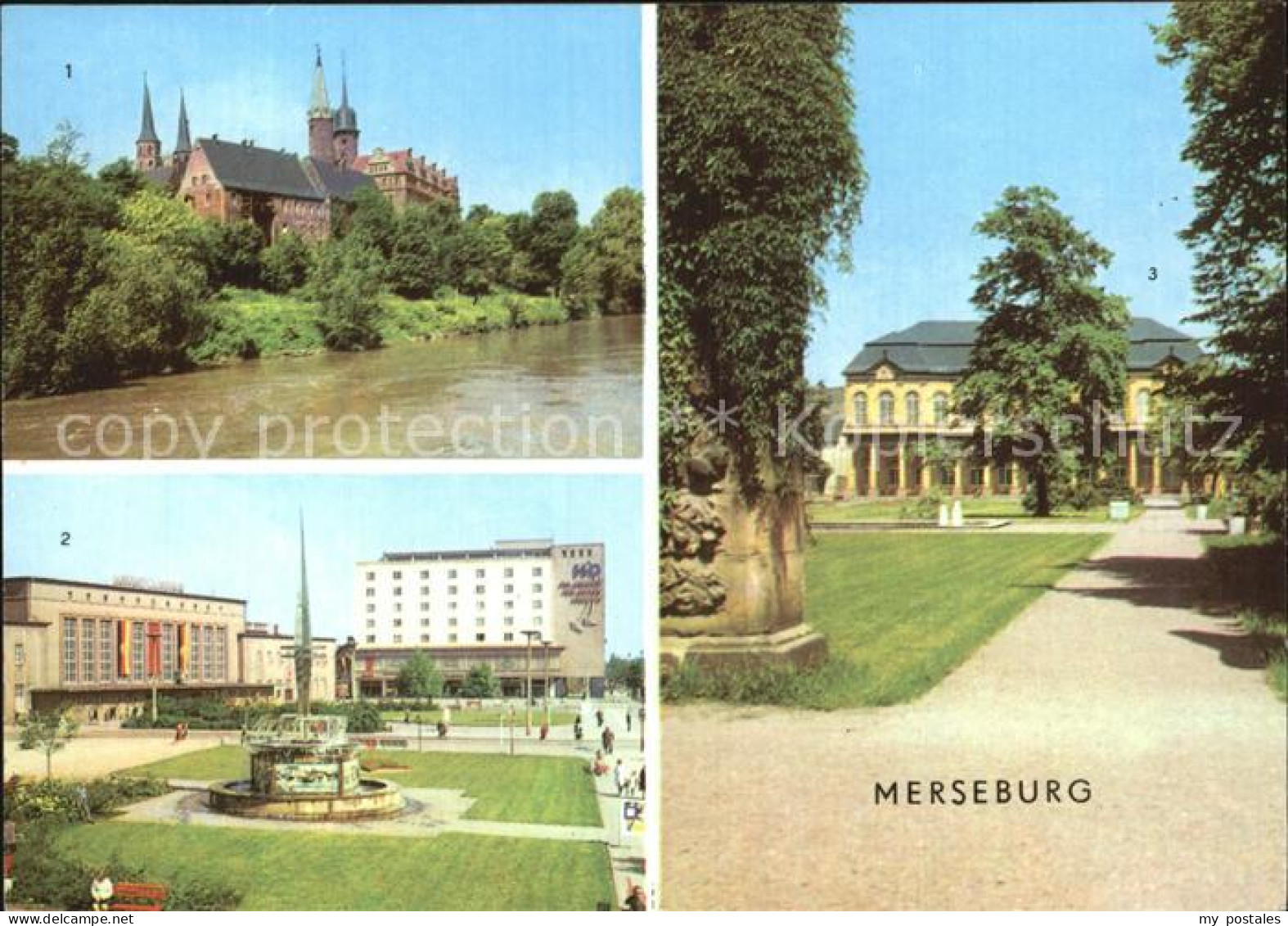 72547292 Merseburg Saale Schloss Gebaeude Park Merseburg - Merseburg