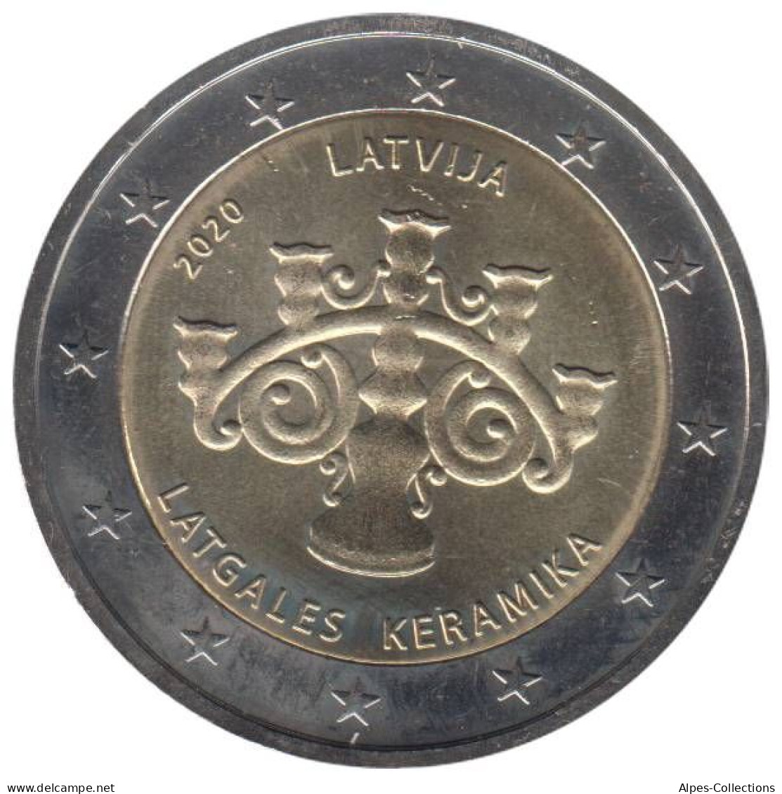 LE20020.1 - LETTONIE - 2 Euros Commémo. La Céramique De Latgale - 2020 - Lettonie