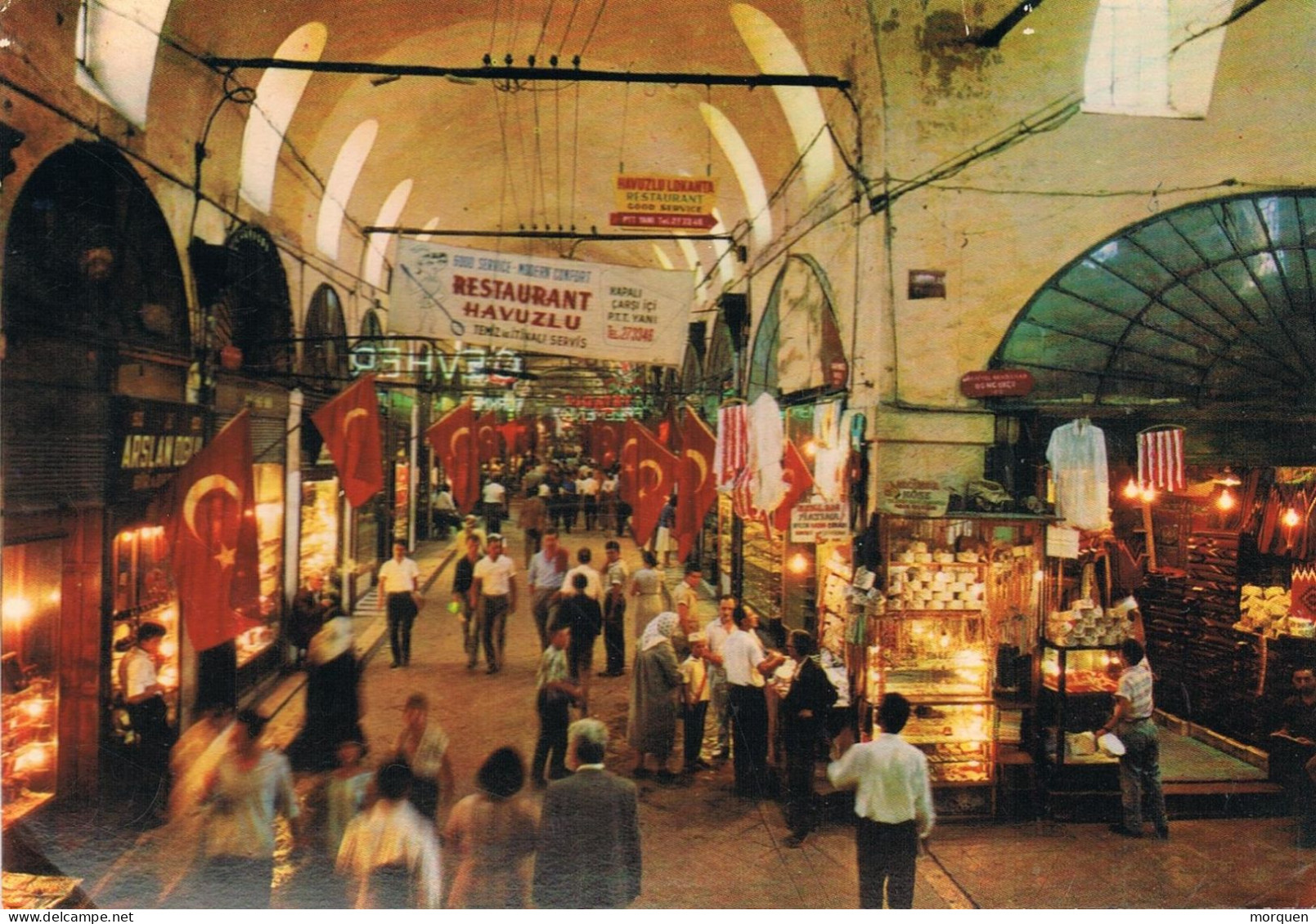 53964. Postal Aerea KARAKOY (Turquia) 1972. Vista Gran Bazar De ISTAMBUL - Covers & Documents