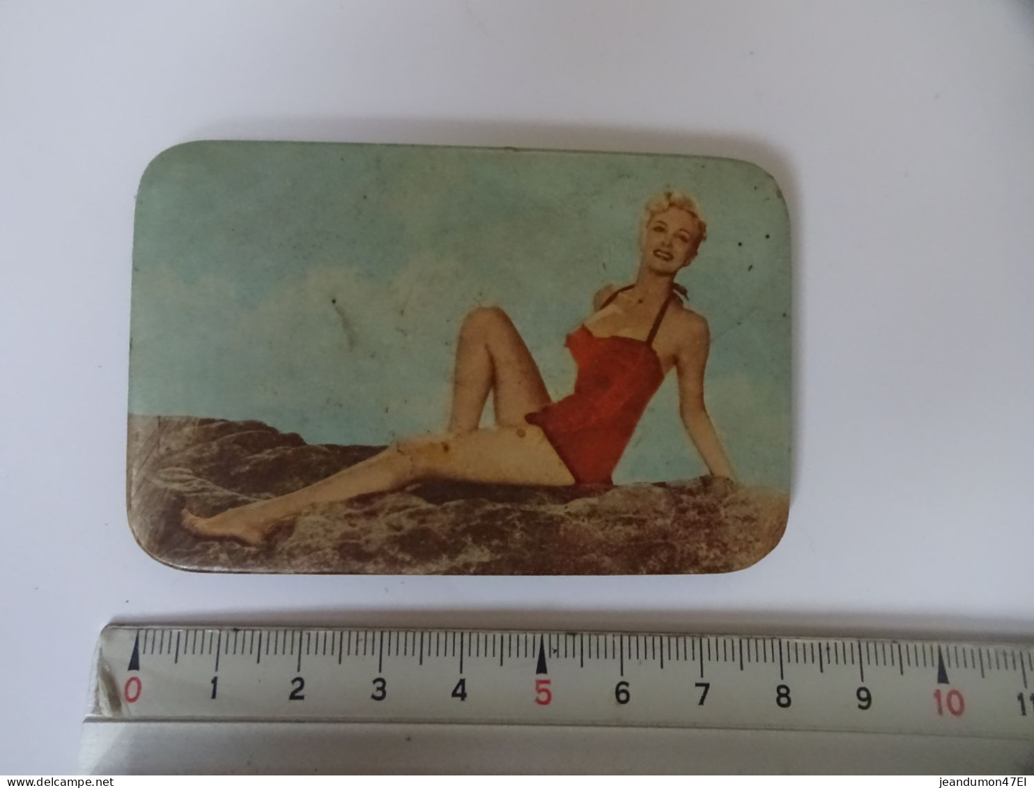 PETIT MIROIR VINTAGE AVEC PINUP - Accesorios