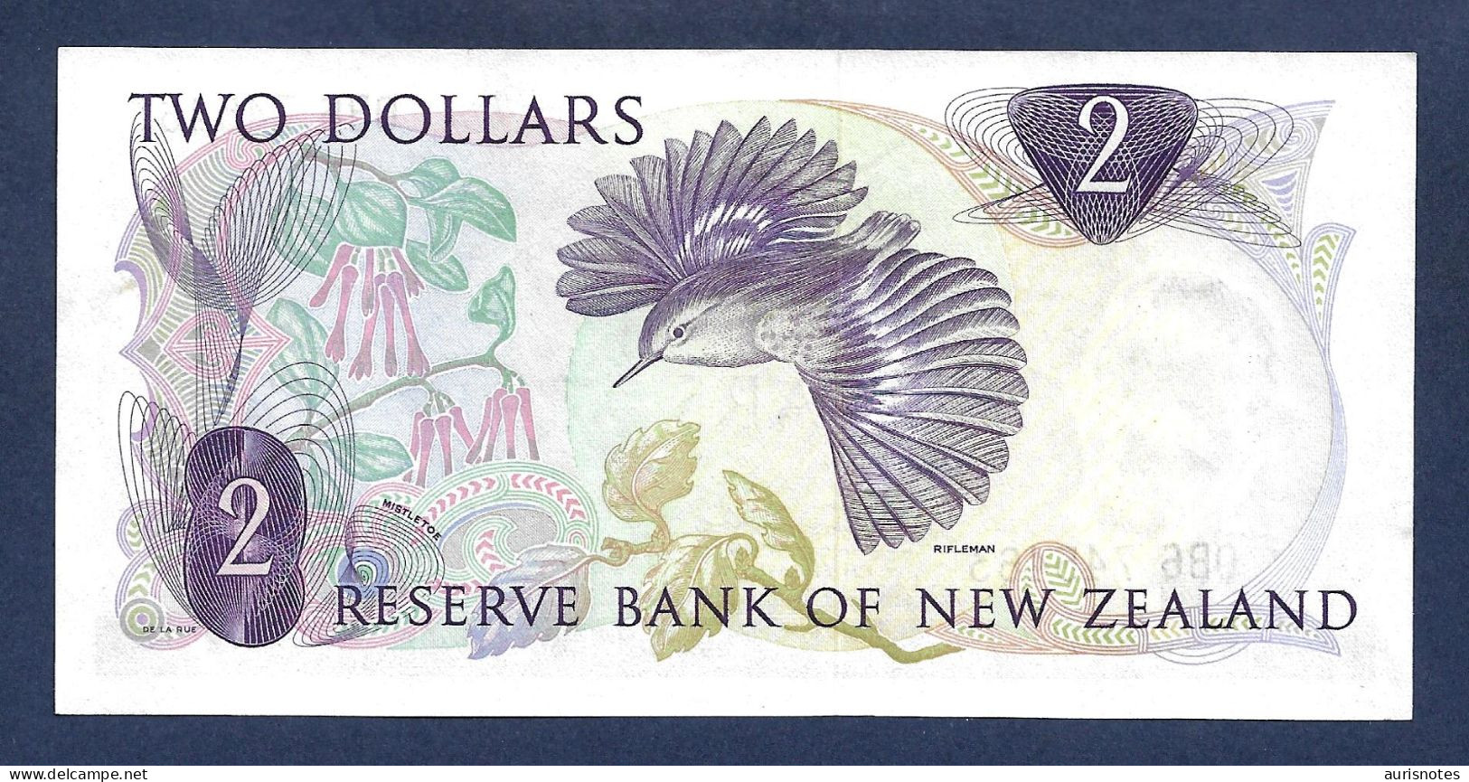 QEII New Zealand $2 Dollars 1967 Sign. Fleming P164a UNC- - New Zealand