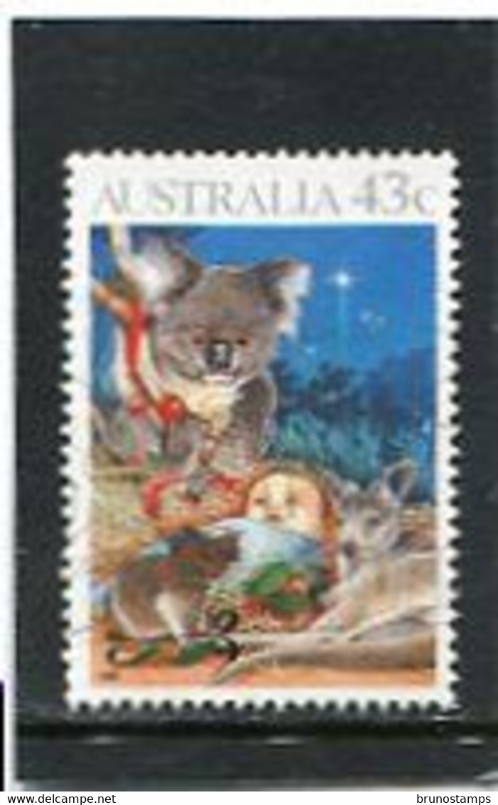 AUSTRALIA - 1990  43c  CHRISTMAS  FINE USED - Gebraucht